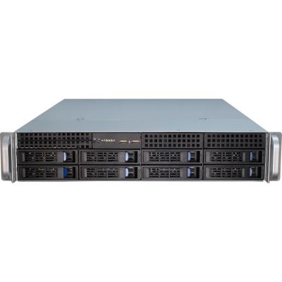 3. Inter-Tech IPC 2U-2408 Rack Czarny, Stal nierdzewna