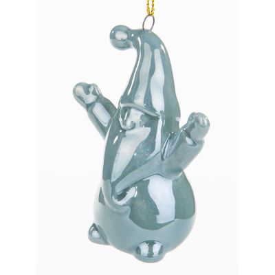 18. MIKOŁAJ ŚWIĄTECZNY CERAMICZNY BOMBKA 7,8CM 1 szt