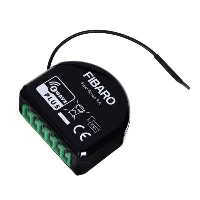 Inteligentny ściemniacz światła FIBARO Dimmer 2, czarny (FGD-212 ZW5)