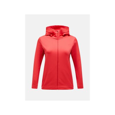 Bluza PEAK PERFORMANCE Rider Tech Zip Hood Women czerwony