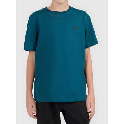 T-shirt bawełniany chłopięcy 4F 4FJWAW26TTSHM3507-40S