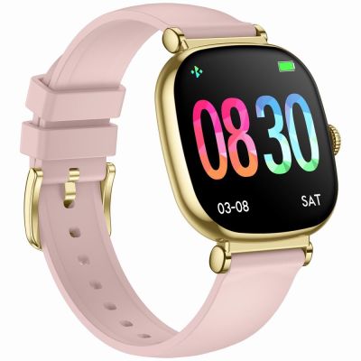 9. Smartwatch Gravity Złoty Bransoleta + Pasek GT32-1