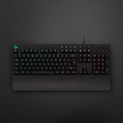 27. Klawiatura Logitech  920-008093 (mechaniczna; USB 2.0; (US); kolor czarny)