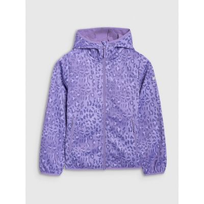 10. Kurtka softshell wiatroodporna membrana 5000 dziewczęca 4F 4FJRAW25TSOFF507-90A