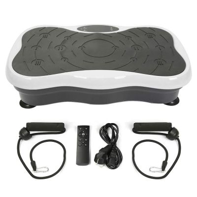 Extralink Moonwalk Spin Move Platofrma Wibracyjna do Cwiczen Fitness 200W biala
