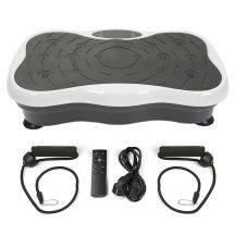 Extralink Moonwalk Spin Move Platofrma Wibracyjna do Cwiczen Fitness 200W biala