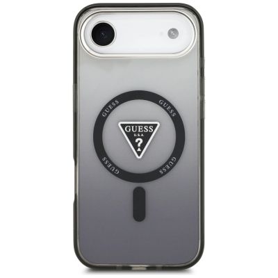 3. Etui Guess IML Gradient Triangle Logo MagSafe na iPhone Air - czarne