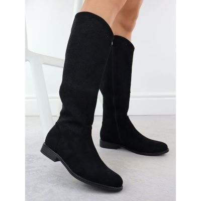 4. Kozaki ażurowe damskie czarne S.Barski 533