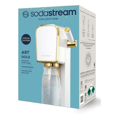 3. Sodastream ART białe złoto z 1L butelką PET