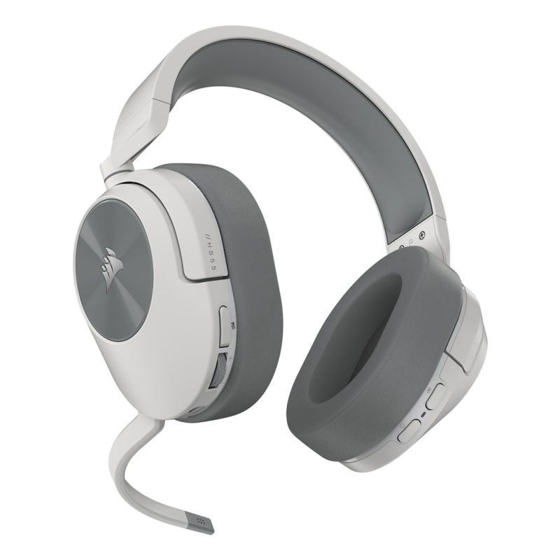 2. Corsair HS55 WIRELESS Zestaw słuchawkowy Bezprzewodowy Opaska na głowę Gaming Bluetooth Biały