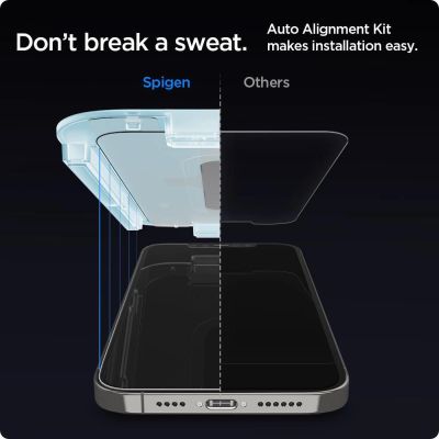 15. Szkło hartowane Spigen Glas.tR EZ Fit na iPhone 12 / iPhone 12 Pro - 2 szt.