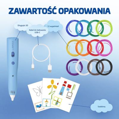 3. Długopis LAMAX ArtKid1 3D, blue