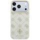 3. Etui Guess Peony 4G Small Logo MagSafe na iPhone 17 Pro / 18 Pro - beżowe