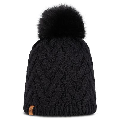 2. Czapka BUFF KNITTED & FLEECE BAND BEANIE CARYN BLACK