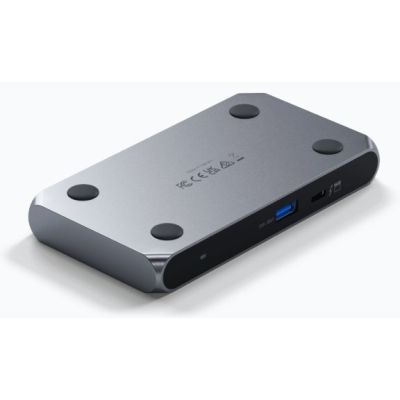 3. Satechi Thunderbolt 4 Slim Hub Pro - hub USB-C (port DC 20V, USB 3.2 Gen 2 Data Port, 3x port Thunderbolt 4) (space gray)