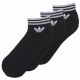 Skarpety adidas ORIGINALS Trefoil Ankle Stripes 3pak czarne