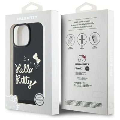 8. Etui Hello Kitty IML Golden Diva MagSafe na iPhone 16 Pro Max - czarne