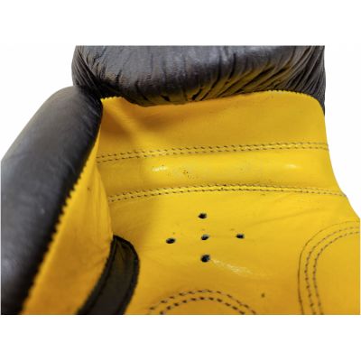 3. (W) Rękawice bokserskie TOP TEN FIGHT RTT-2 10 oz czarno-żółte