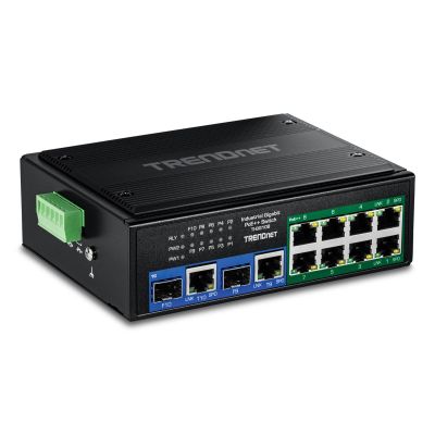 3. Switch TRENDnet 10-PORT PRZEMYSŁOWY GIGABIT 400W