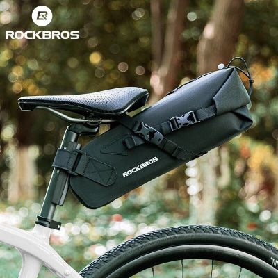 5. Torba rowerowa Rockbros 30130061001 pod siodełko 3L - czarna
