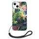 2. Etui Guess Flower Strap na iPhone 14 - niebieskie