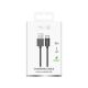 2. Kabel Puro TPE 12W USB-A - microUSB 1m - czarny
