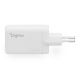 3. Digitus Ładowarka sieciowa GaN II 67W | 2x USB-C, 1x USB-A | PD 3.0, QC 3.0 | Biała