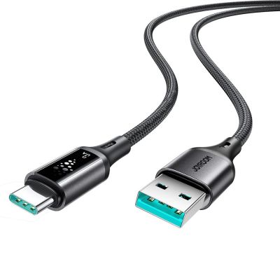 2. Kabel Joyroom S-A60StarTalk 3A USB-A - USB-C 1,2m - czarny