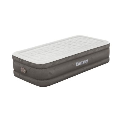 4. Bestway 69048 / 23 dmuchany materac Pojedynczy materac Szary, Biały Unisex