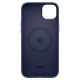 5. Etui Spigen Silicone Fit Mag z MagSafe na iPhone 14 Plus - niebieskie