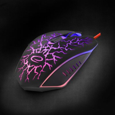 18. Mysz Esperanza Lightning EGM211R (optyczna; 2400 DPI; kolor czarny)