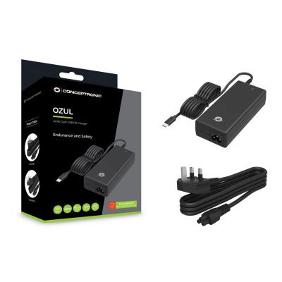 5. Conceptronic OZUL03BUK adapter zasilający/ inwentor Wewnętrzna 100 W Czarny