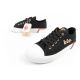 17. Lee Cooper buty sportowe damskie trampki z tkaniny stylowe czarne