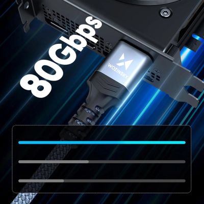 9. Kabel Wozinsky WPS-16AYL3S DisplayPort 2.1 Certyfikowany VESA 80 Gb/s 16K@60Hz 8K@120Hz 4K@240Hz HDR HDCP DSC 3m - czarny