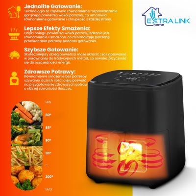 23. Extralink Home Sj-520 5L | Frytkownica | 5L