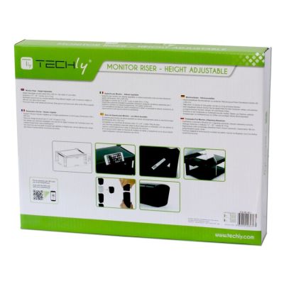 12. TECHLY STOLIK PODSTAWKA POD MONITOR Z REGULACJĄ WY