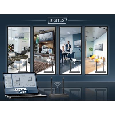 6. Digitus Zestaw 4K Wireless HDMI KVM Extender, 150 m