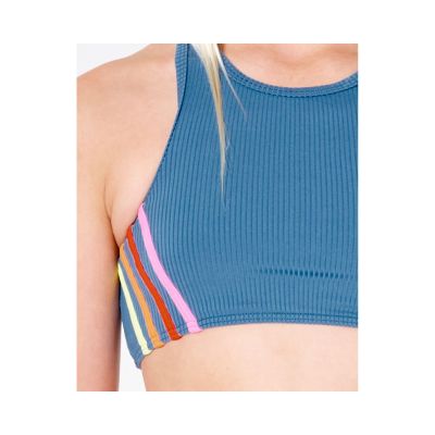3. Bikini RIP CURL Surf Revival Crop Set - Girl - niebieski