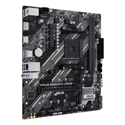 3. ASUS PRIME B550M-K ARGB AMD B550 Socket AM4 micro ATX