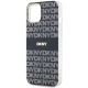 6. Etui DKNY IML Mono & Stripe MagSafe na iPhone 15 / 14 / 13 - czarne