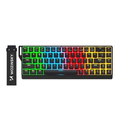 2. Klawiatura gamingowa Wozinsky WKGP-1165 mechaniczna podświetlana RGB - czarna