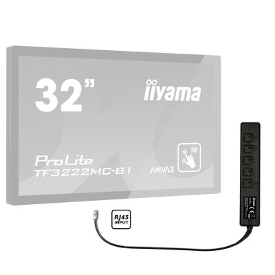 3. iiyama RC TOUCHV01 pilot Przewodowa Monitor Naciśnij przyciski