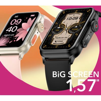 5. Smartwatch Damski RUBICON RNCF06 Black/Dark Blue SMARUB220