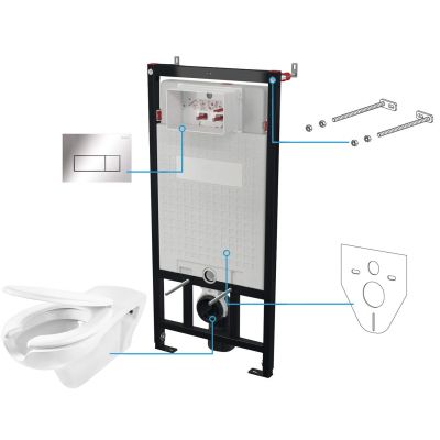 Zestaw WC podtynkowy 6 w 1