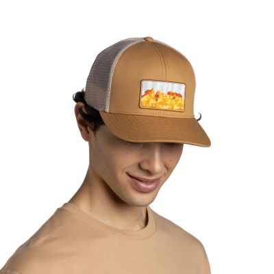 3. Buff Explore Trucker Cap 137852350 Pomarańczowe L/XL
