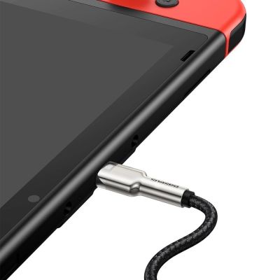 5. Kabel Baseus Cafule Series Metal Data USB-C / USB-C PD QC SCP 100W 5A 1 m - czarny