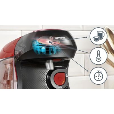 9. Ekspres do kawy Bosch Tassimo czerwony (TAS103E)