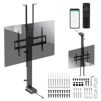 27. MACLEAN UCHWYT ELEKTRYCZNY SUFITOWO-PODŁOGOWY, WYSUWANY, 43''-88'', VESA 600X400, MAX 60KG, 100-240V AC,50/60HZ; MC-125