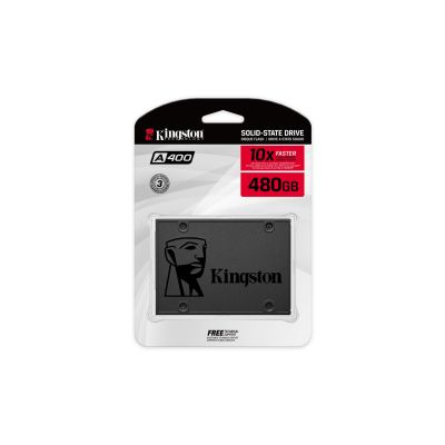 4. Dysk SSD Kingston A400 (480GB; 2.5"; SATA 3.0; SA400S37/480G)