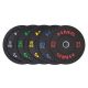 26. Talerz olimpijski HMS RED BUMPER 25 kg HTBR25 
